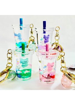 BCmini Unicorn Bear Floaty Key Charm